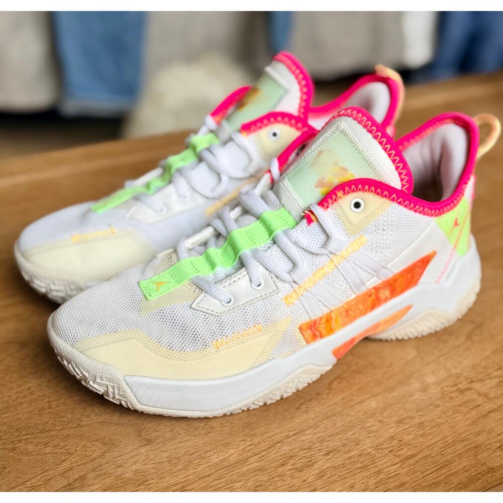 2021 Jordan One Take 2 PF Summertime Fresh - Size 7Y/7M/9W - EUC